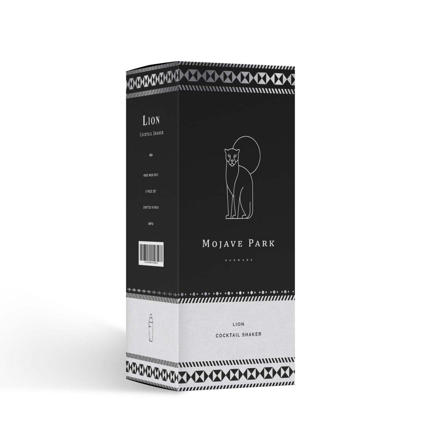 ANDROCLES LION COCKTAIL SHAKER - HANDFORGED LION LID