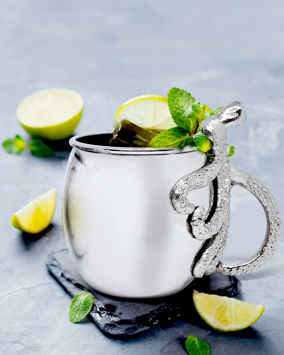 OCTOPUS MOSCOW MULE COCKTAIL MUG | SET OF TWO